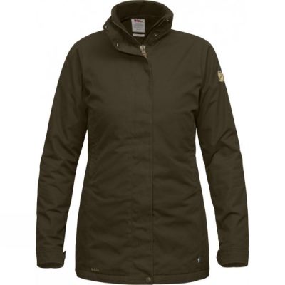 Chaquetas Fjallraven Sörmland Padded W Mujer - Verde Oscuro Oliva - Chile RFZ518347